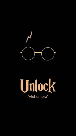 Harry Potter Black And Gold iPhone Wallpaper