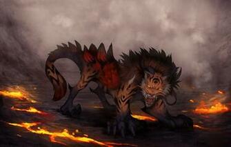 Wallpaper Look Fiction Animal Predator Art Grin Image For