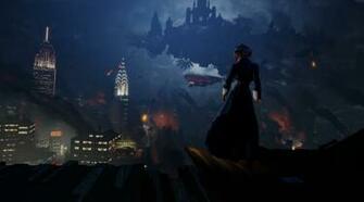 Bioshock Infinite Steampunk Night New York Buildings