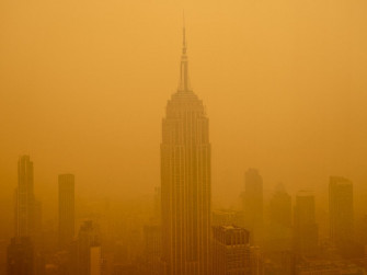Surreal Photos Show Canadian Wildfire Smoke Spread Across