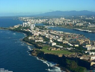 Above Puerto Rico Wallpaper Open Walls
