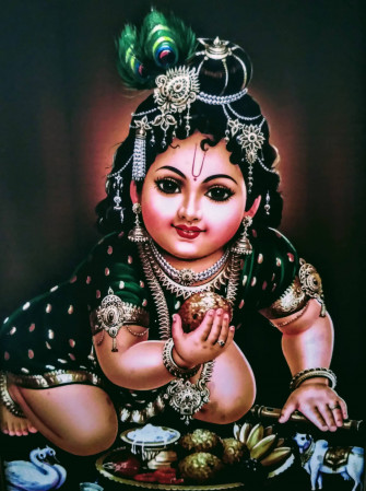Krishna iPhone Wallpaper