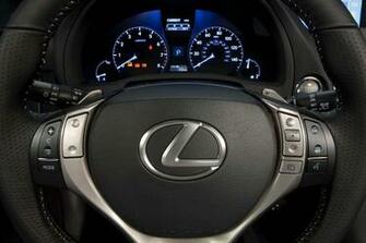 Logo On Car Steering Wallpaper Lexus HD Image Tuning
