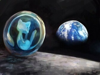 Anime Mew Pokemon HD Desktop Wallpaper