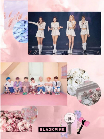 Bts And Blackpink Live Music Video Wallpaper