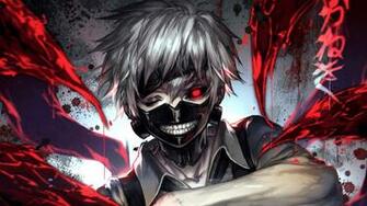 Tokyo Ghoul Ken Kaneki Mask Desktop Background
