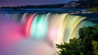 Niagara Falls At Night UHD 8k Wallpaper