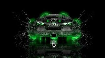 Green Bugatti Wallpaper Veyron Water Car