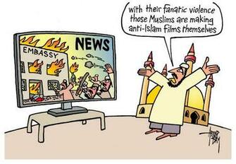 Politicalcartoons Anti Islam Film English Muslims