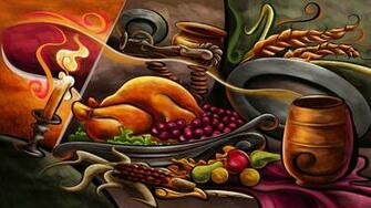 Thanksgiving Dinner Wallpaper