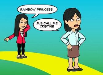 Rainbow Princess Bitstrips Photo