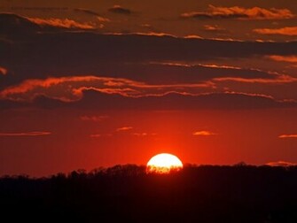 Deep Red Clouds Sunset Background Pixels