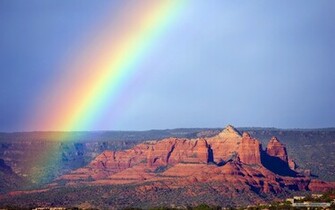 Wallpaper Nature Rainbow Scenery
