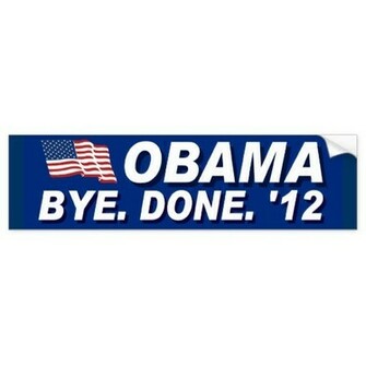 Anti Obama Barack Bumper Sticker From