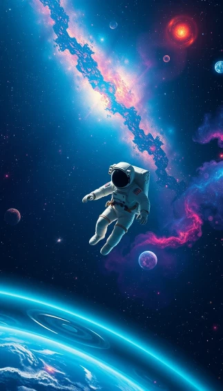Really Cool Astronaut Wallpaper