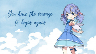 Blue Anime Aesthetic Wallpaper