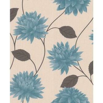 Superfresco Easy Romance Blue Wallpaper At Wilko