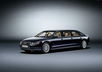 Black Audi Limousine HD Wallpaper