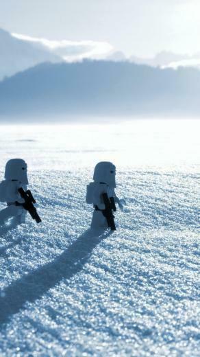 Close Up Snow Minimalistic Stormtroopers Humor Legos Snowtroopers Toys