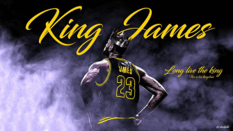 Lebron James The King Of Basketball Wallpaper