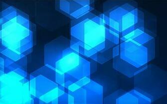 Blue Hexagon Wallpaper Myfolio