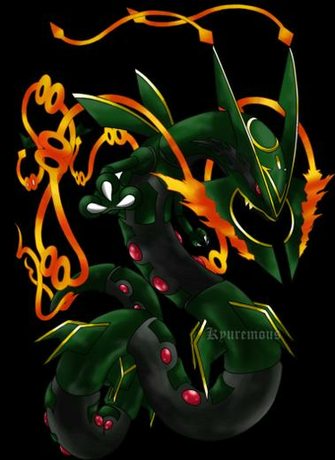 Mega Rayquaza V No Bg By Kyuremous