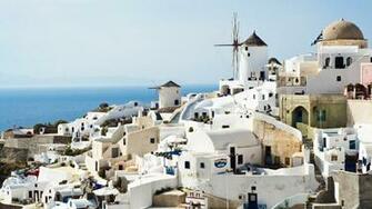 Santorini Wallpaper Image