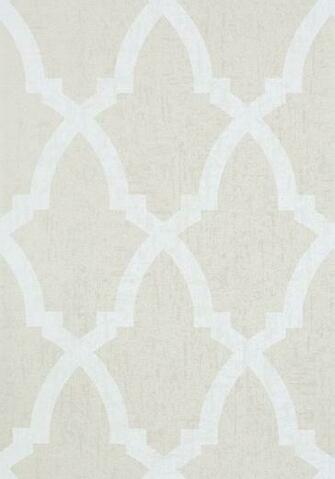 Anna French Brock Trellis Wallpaper In Grey