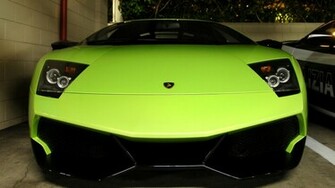 Wallpaper HD 1080p Lamborghini Supercar Auto Green