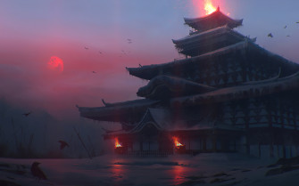 Japan Temple 4k Macbook Pro Retina HD Wallpaper Image