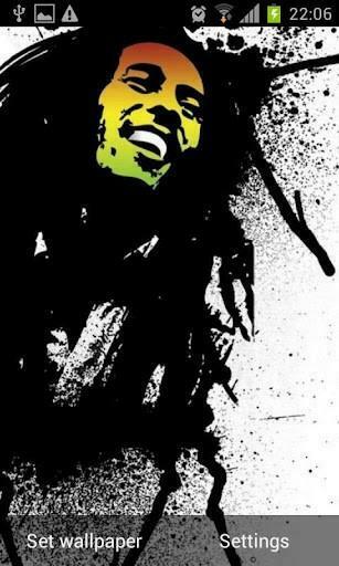 Bob Marley Live Wallpaper App For Android