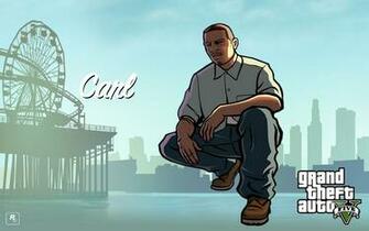 Cj In Gta Wallpaper By Davidwwe1996