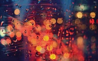 Rain Window Wallpaper
