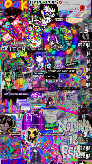 Glitchcore Aesthetic Wallpaper
