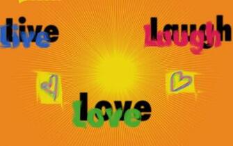 Lovely Wallpaper HD Live Laugh Love