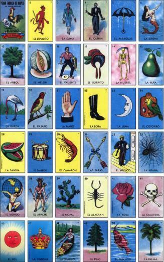 Style Mexican Loteria Frame Pattern Custom Photo Studio