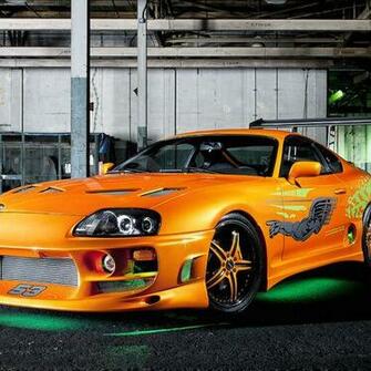 Supra Picture For iPhone Blackberry iPad Tuned Orange Toyota