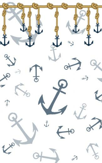 Nautical Background Anchor