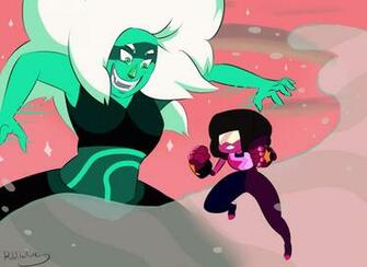 Garnet Fighting Malachite Steven Universe Fanart By Robtheartguy On