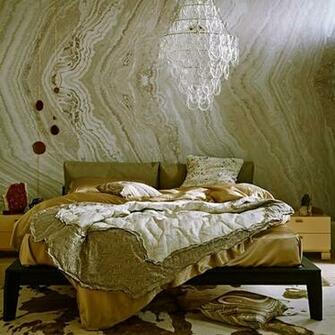 With Gold Marble Effect Wallpaper Decorate