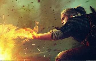 Wallpaper Magic Game Witcher Geralt The