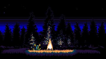Wallpaper Video Games Night Pixel Art Retro Bit