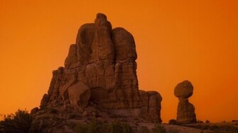Balanced Rock Arches National Park Utah HD Wallpaper Creative Pics