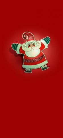 Santa iPhone Wallpaper On