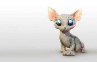 Wallpaper Cat Baby Art Sphinx Phan Thanh Truc Sphynx Image