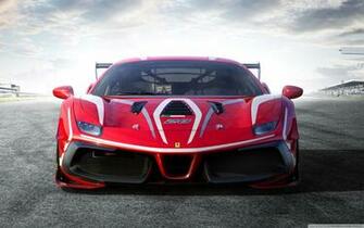 Ferrari Challenge Evo Race Car Ultra HD Desktop