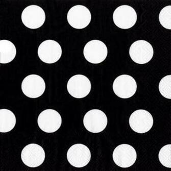Black And White Polka Dots Waterford Event Rentals