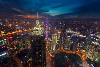 Stunning Shanghai Skyline Wallpaper