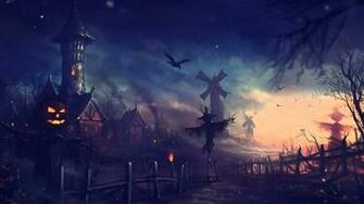 Spooky Halloween Night Wallpaper