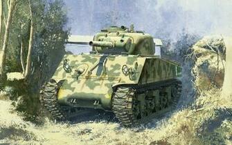 Sherman Dragon Boxarts War Wallpaper